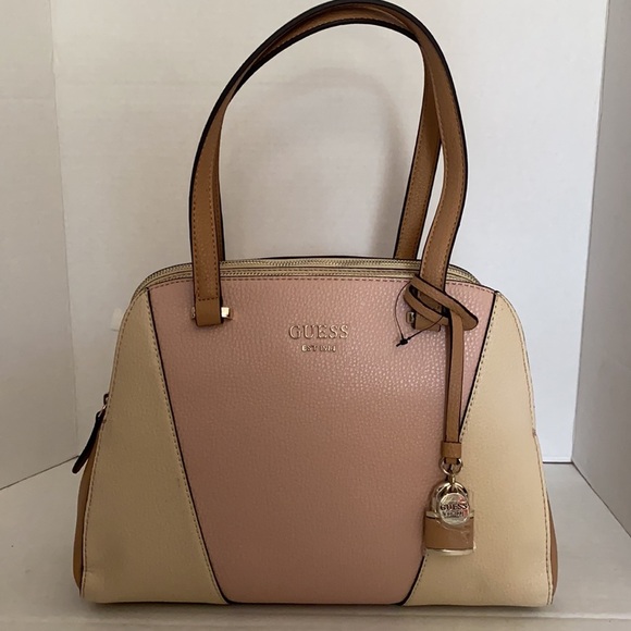 New GUESS Shawna Pebble Cali Satchel - Picture 1 of 12